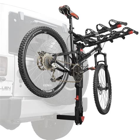 It is rugged, easy to install, and easily carries 3 bikes. . Allen sports bike racks